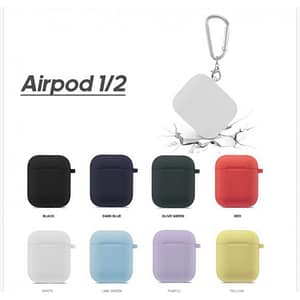 funda protectora silicona para airpods 1/2