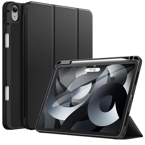 funda tableta con soporte de lápiz para ipad air 1