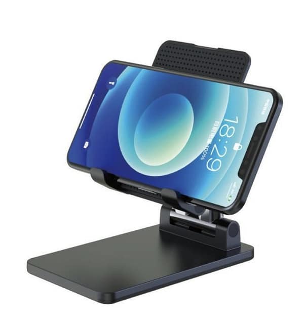 soporte de mesa para movil negro